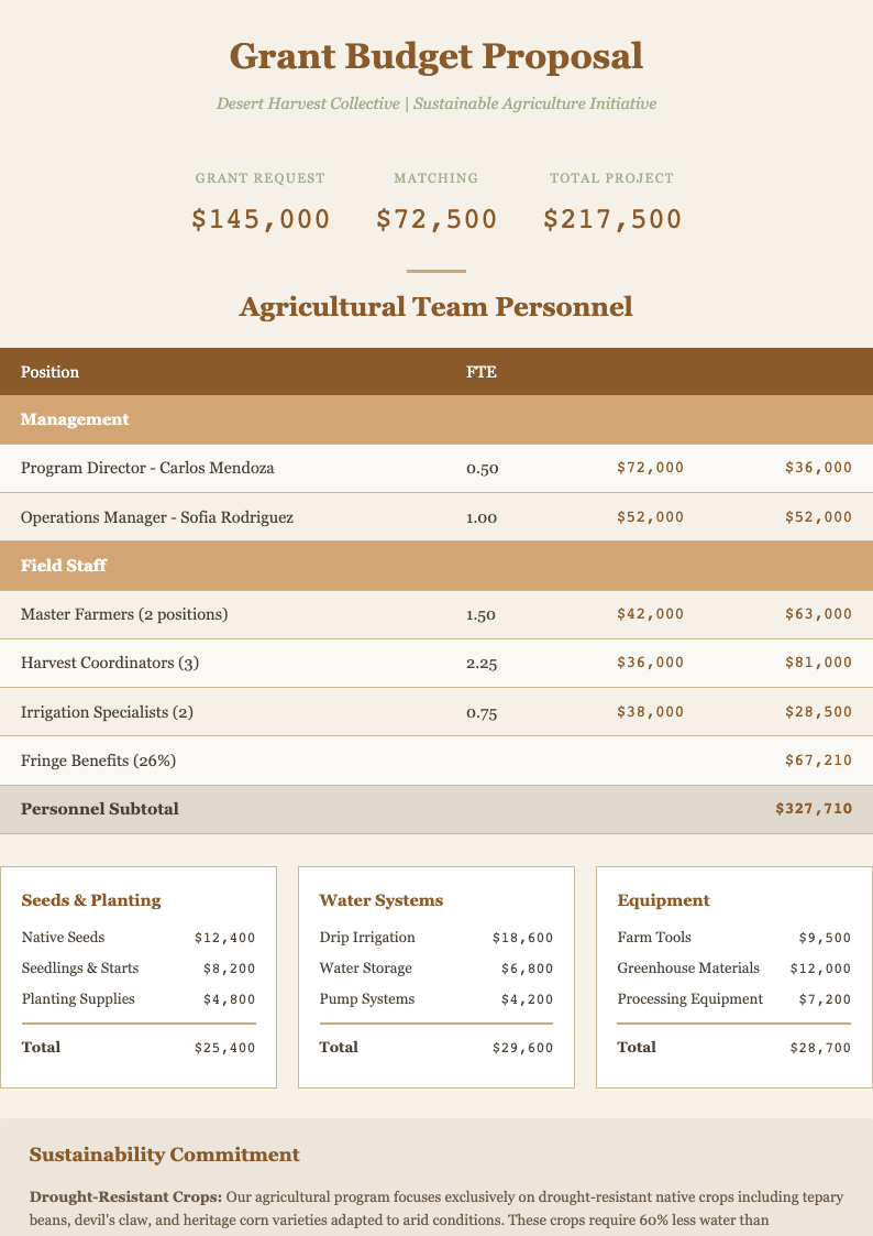 Earth tone natural grant budget template