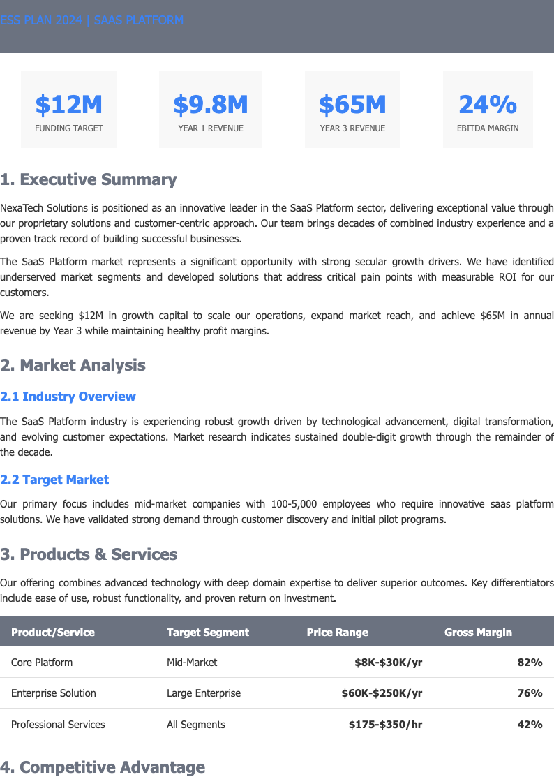 Neomorphic business plan
