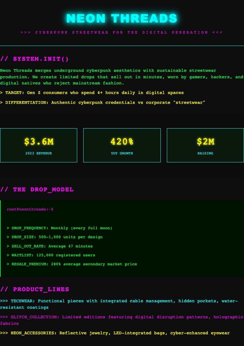 Cyberpunk clothing business plan