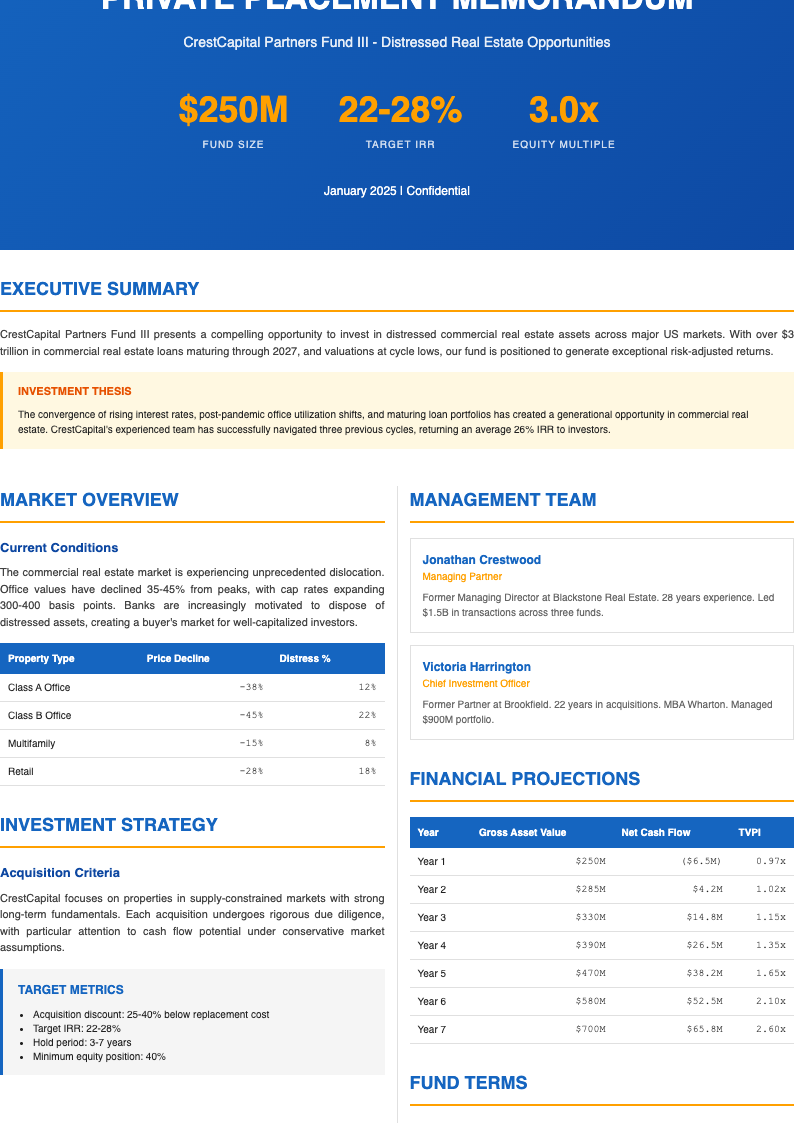 Investment research startup business plan