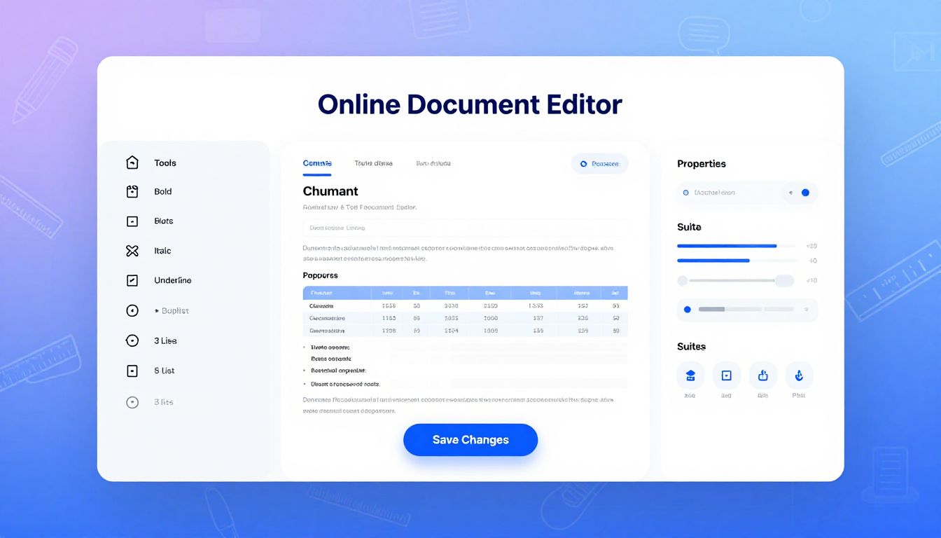 Real-time online form editor with drag-and-drop sections and HTML formatting options
