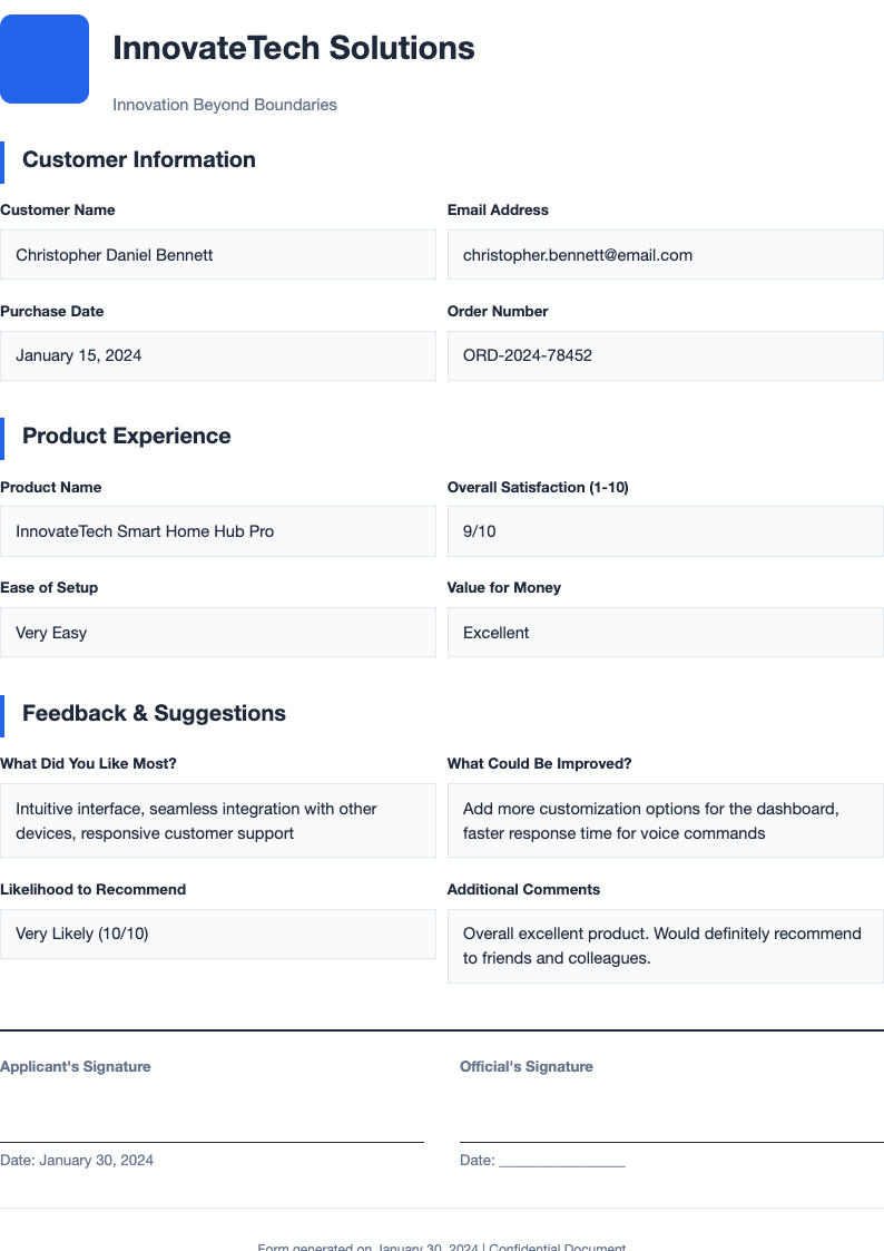 Forms Document preview
