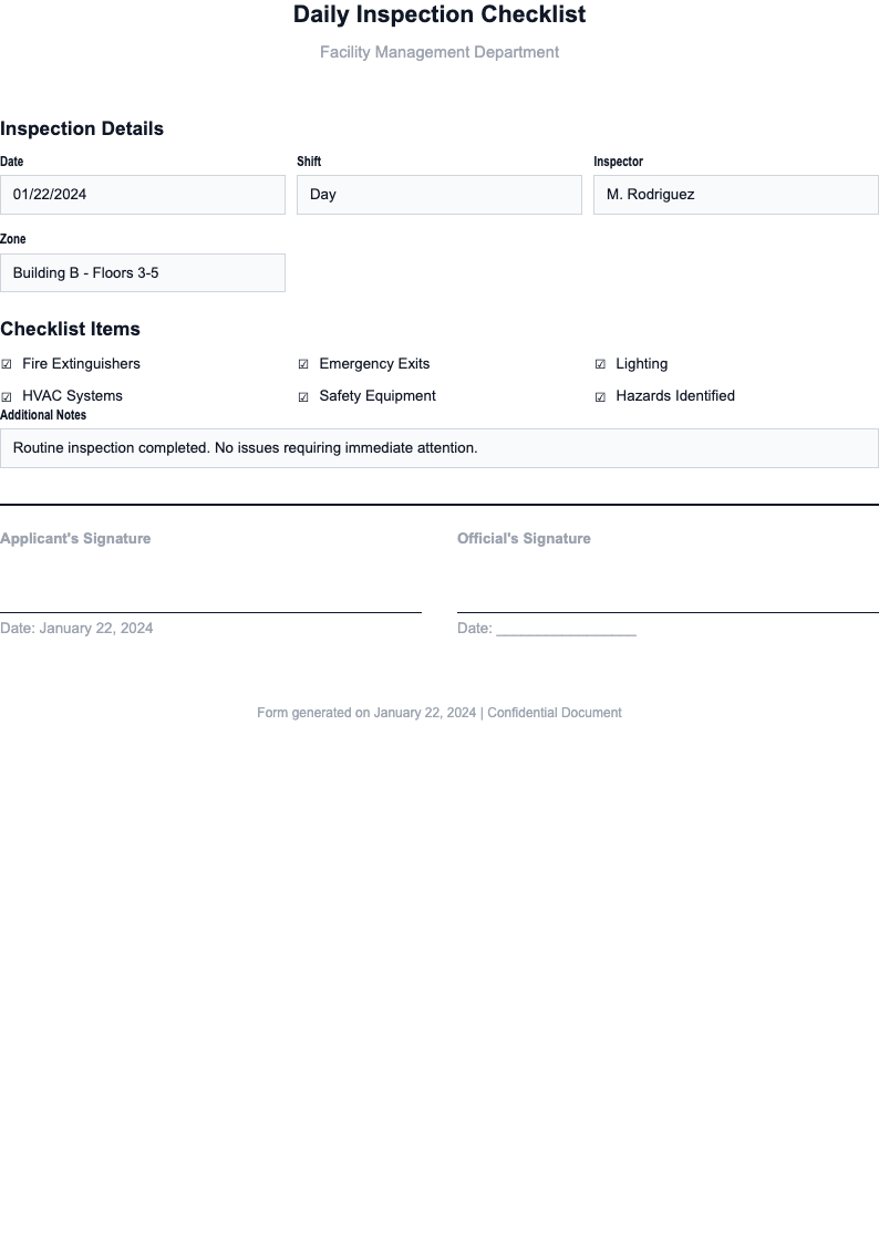 Compact efficient forms document