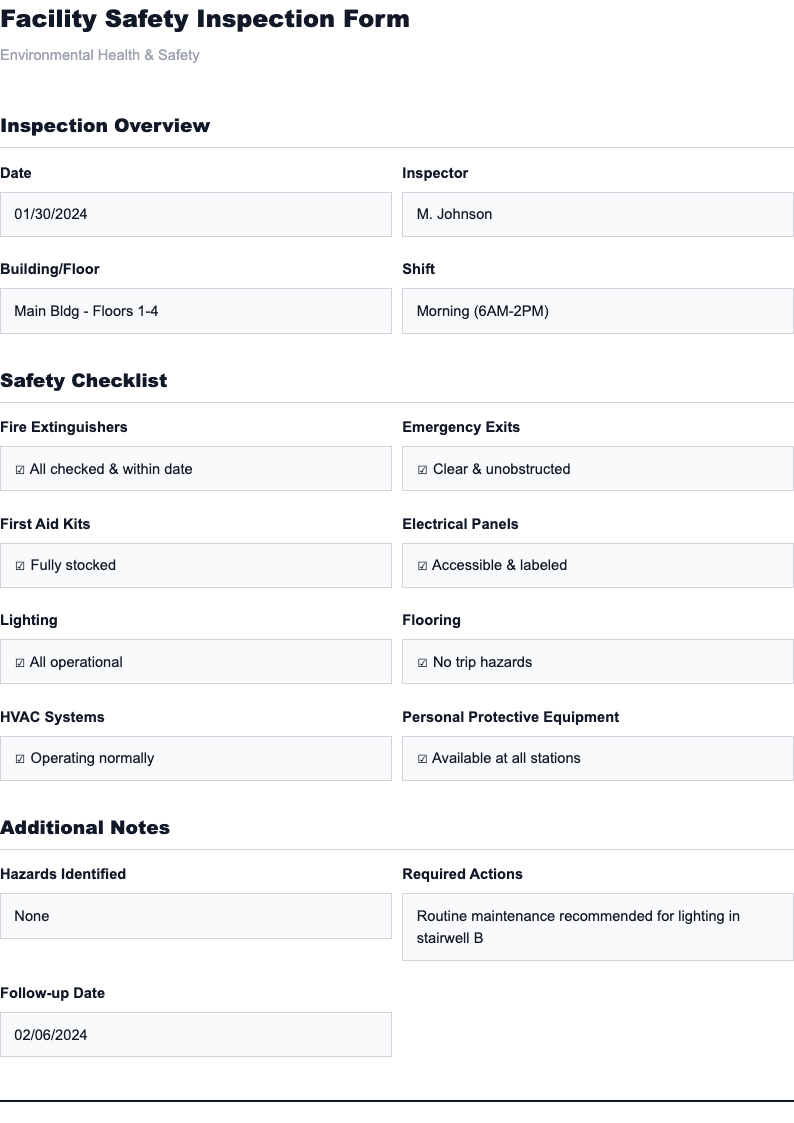 Quick scan forms document