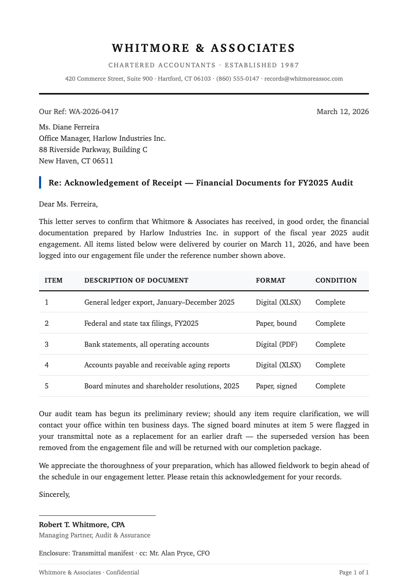 AI Formatter - Free Acknowledgement Letter Templates