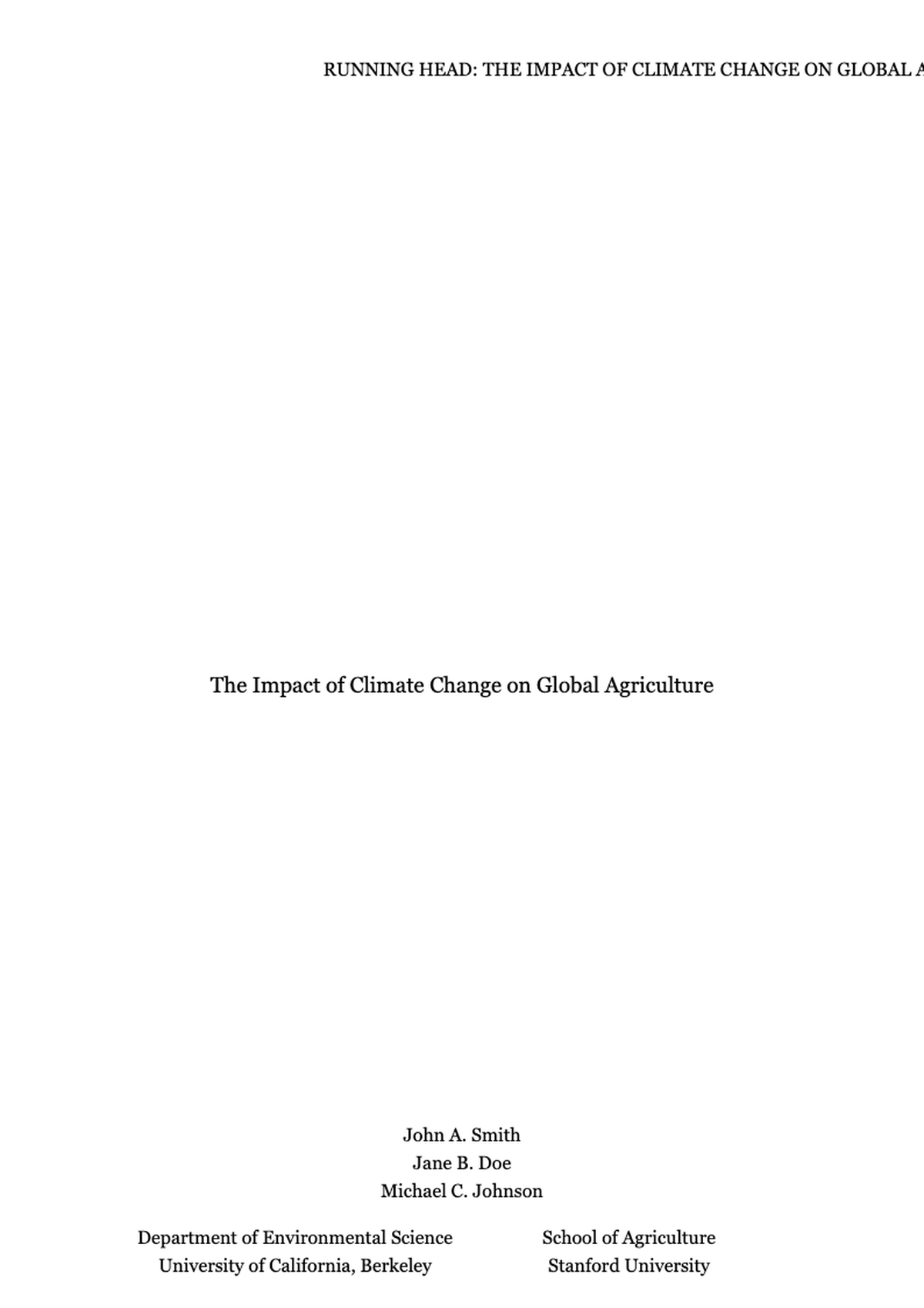 AI Formatter - Free Apa Title Page Generator