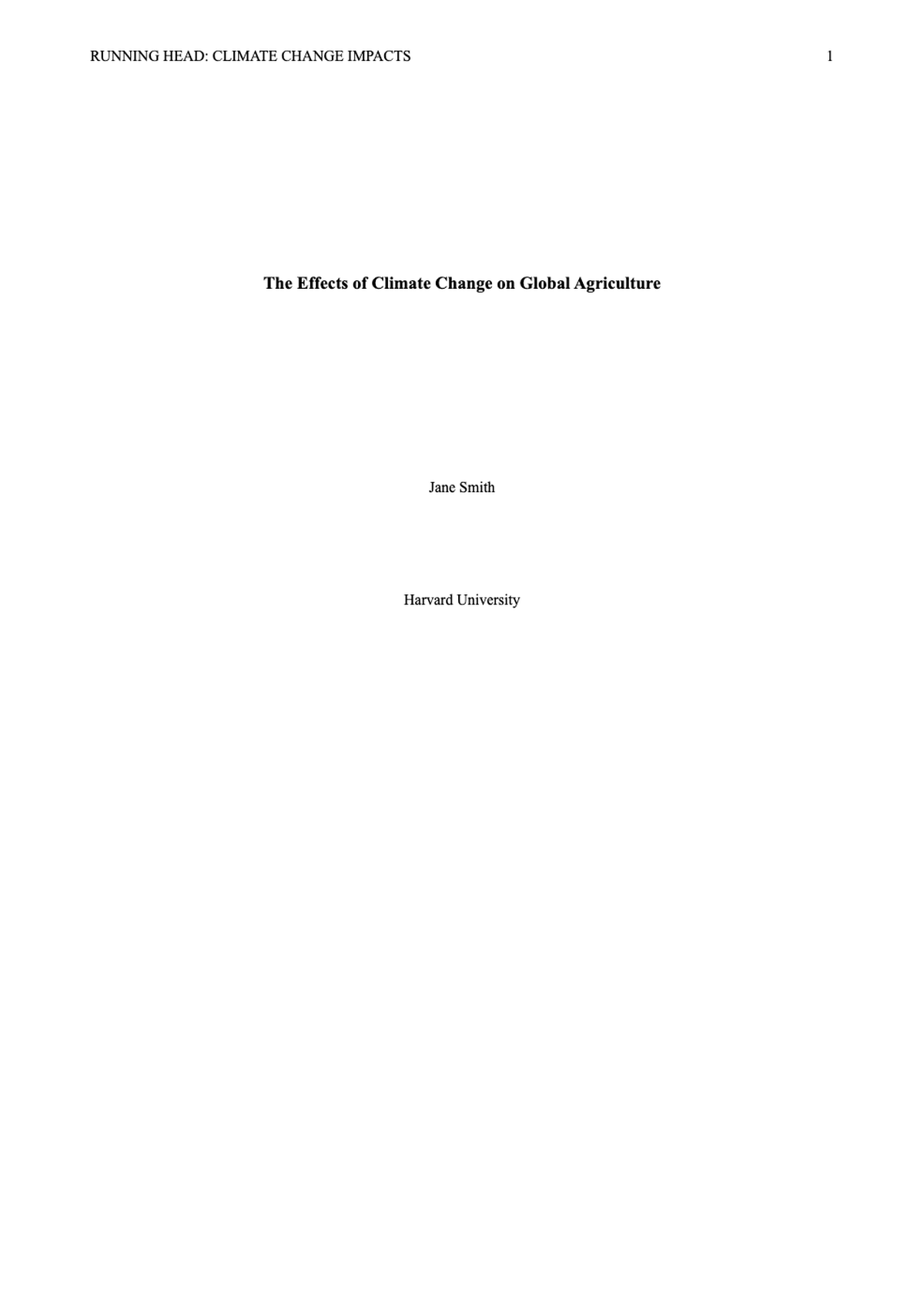 AI Formatter - Free Apa Title Page Templates