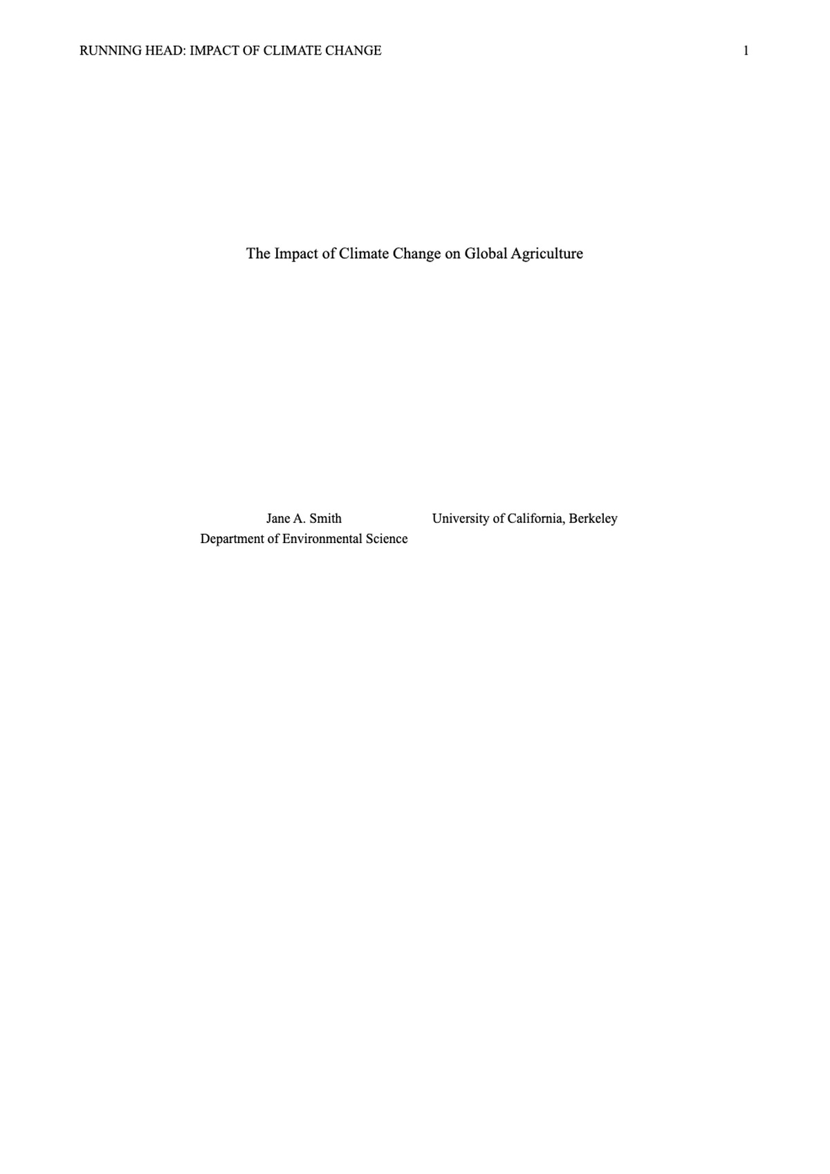 AI Formatter - Free Apa Title Page Templates