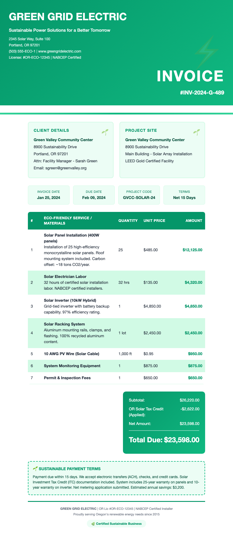 AI Formatter - Free Electrical Invoice Templates
