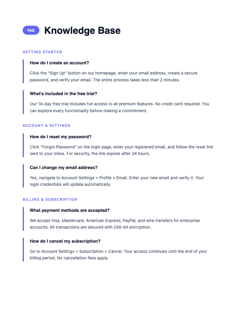 Question Formatting Document Layout AI Formatter - Free Format Question and Answer Templates