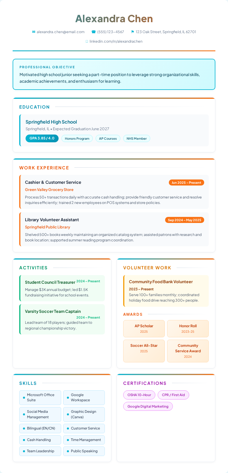 card-based-sections-high-school-resume