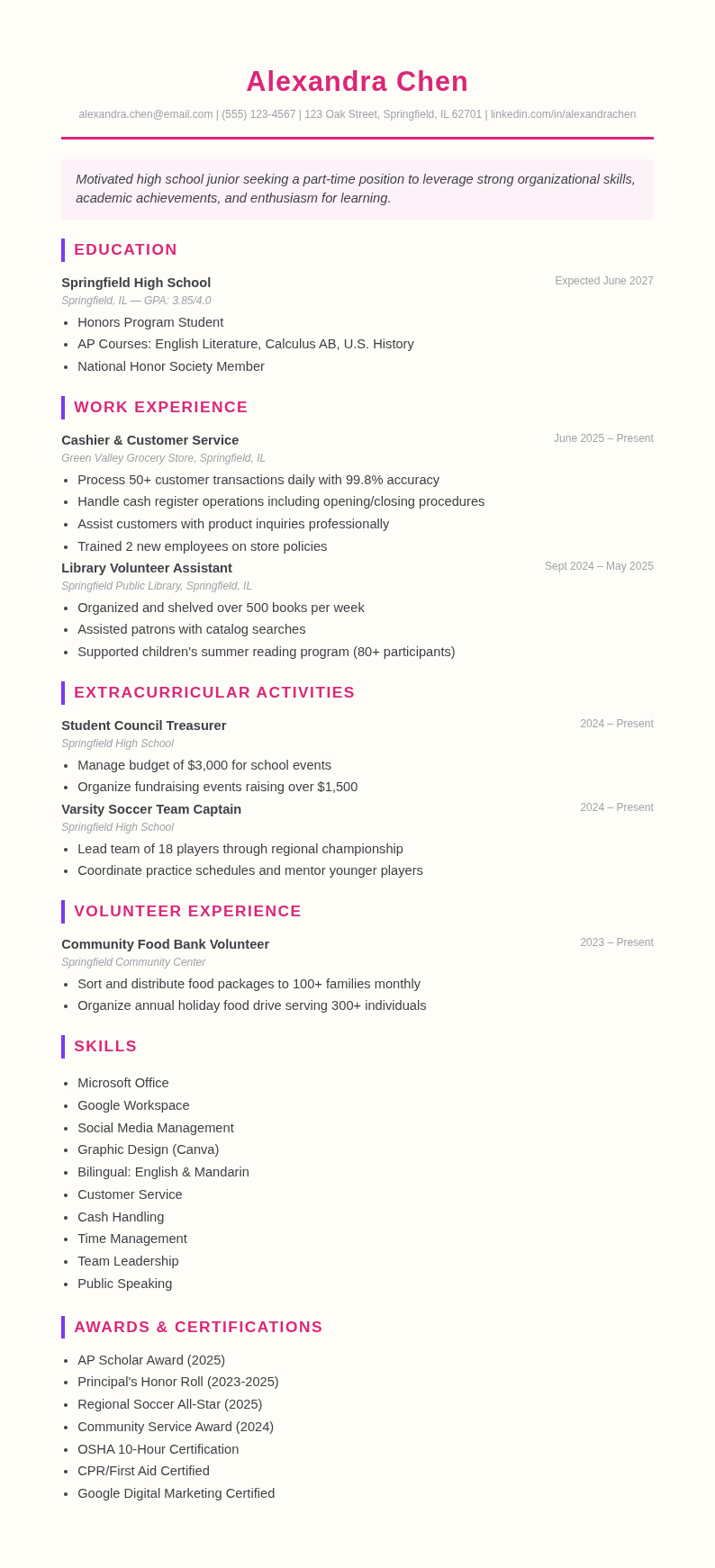 clean-professional-high-school-resume