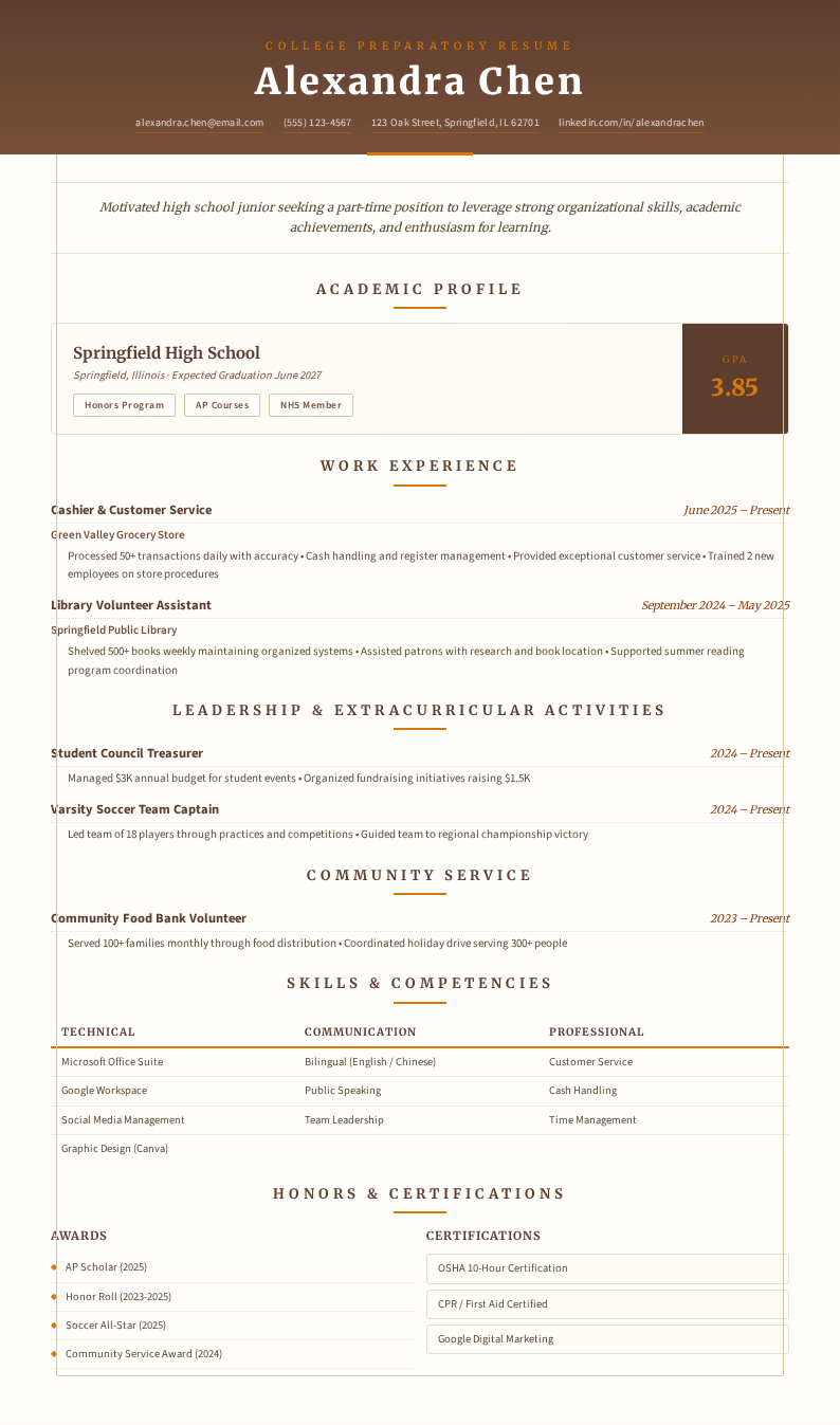 college-prep-formal-high-school-resume