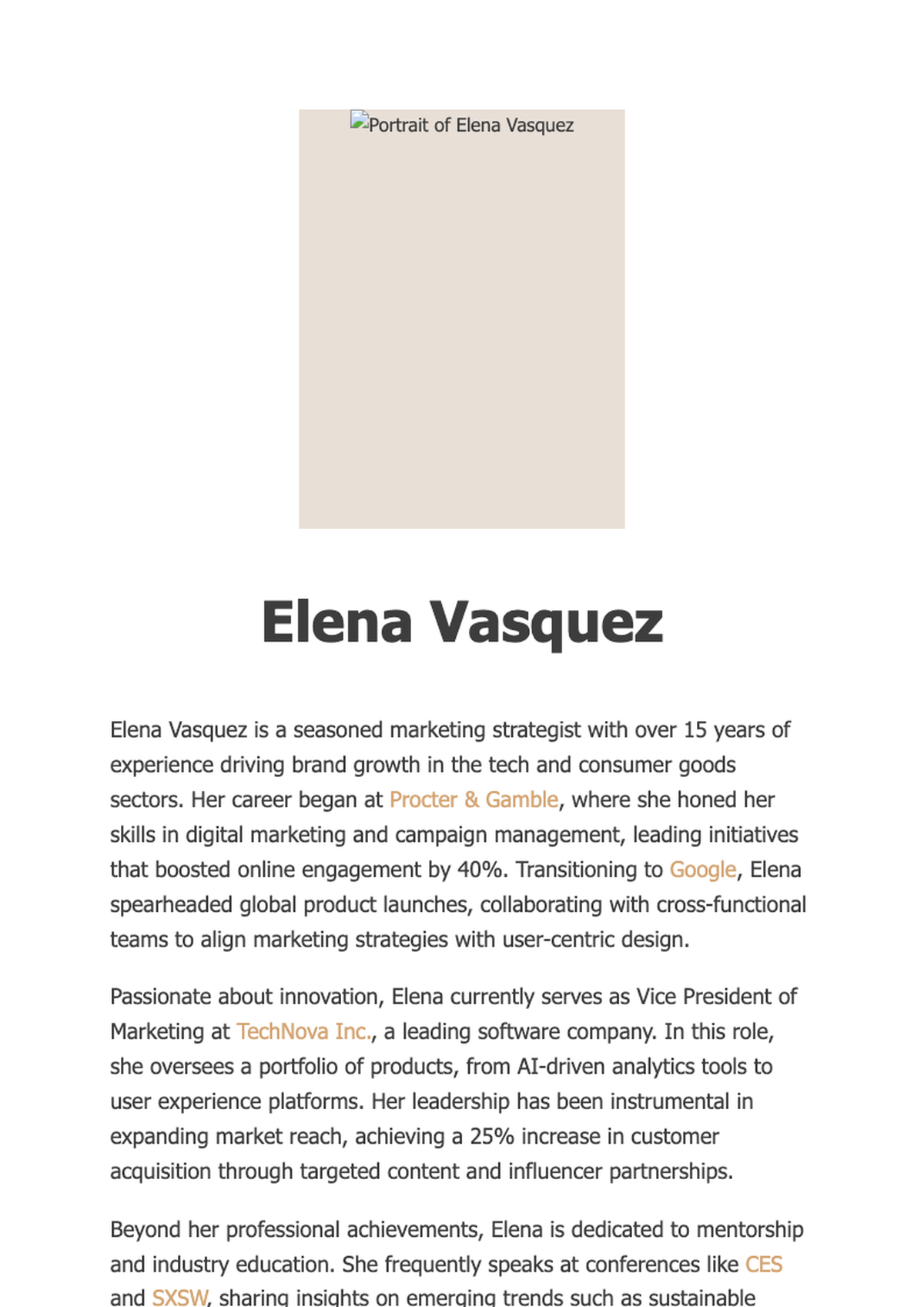 AI Formatter - Free Professional Bio Templates & Examples