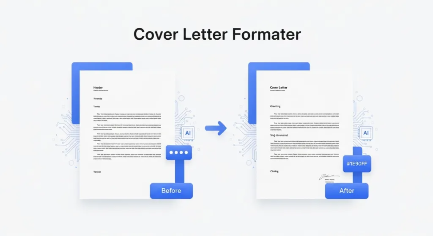 Cover Letter AI Document Formatter