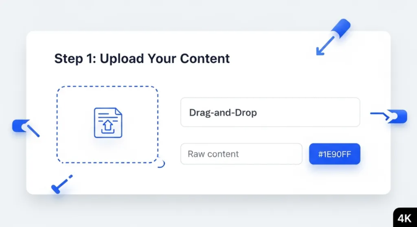 How to use AI Formatter: Upload Files or Input Raw Text