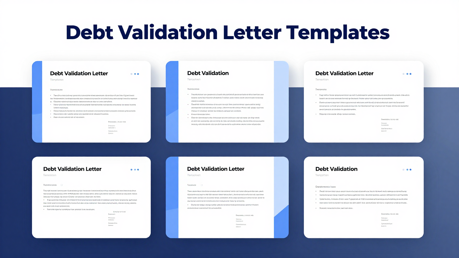 Legal document for debt validation