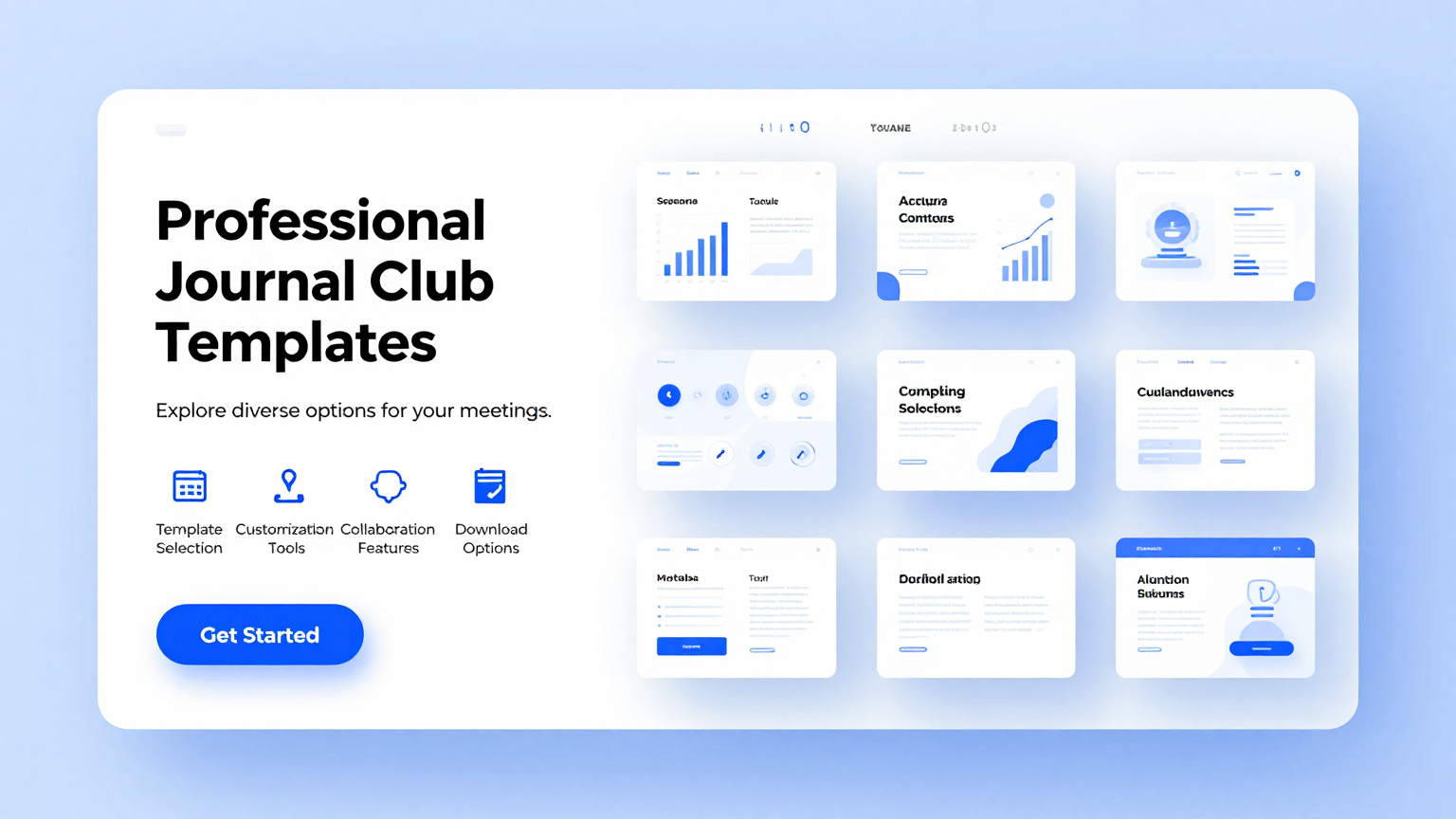 Professional Journal Club presentation template example