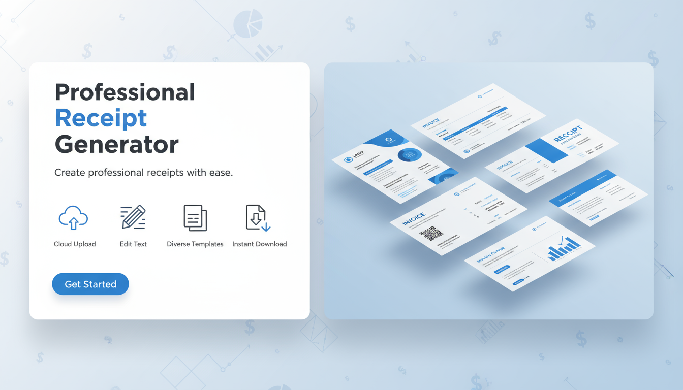 Free Receipt Templates - Professional receipt examples templates collection