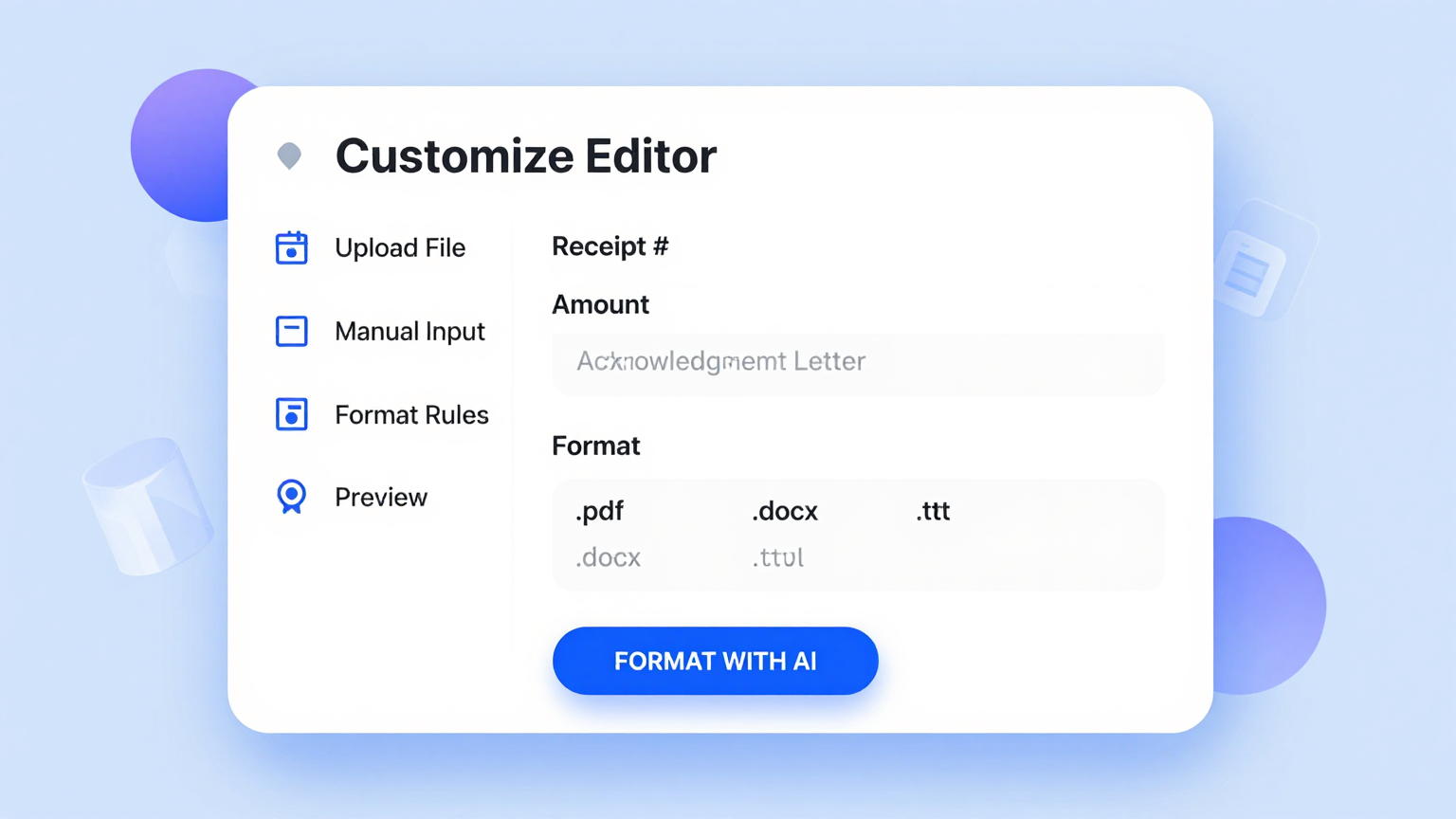Online Editor Feature