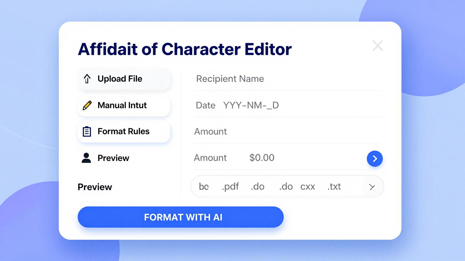 Online Editor Feature