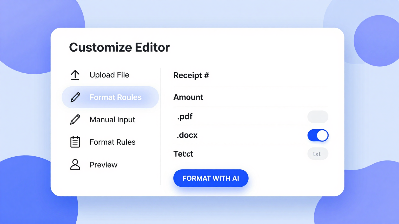 Online Editor Feature