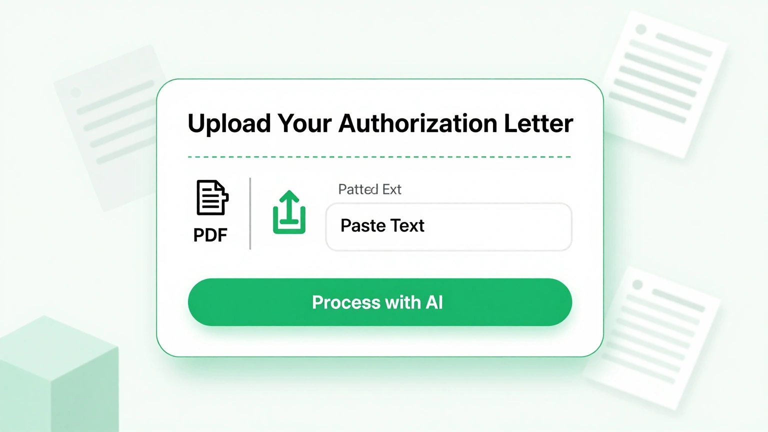 Importing party details into the letter tool
