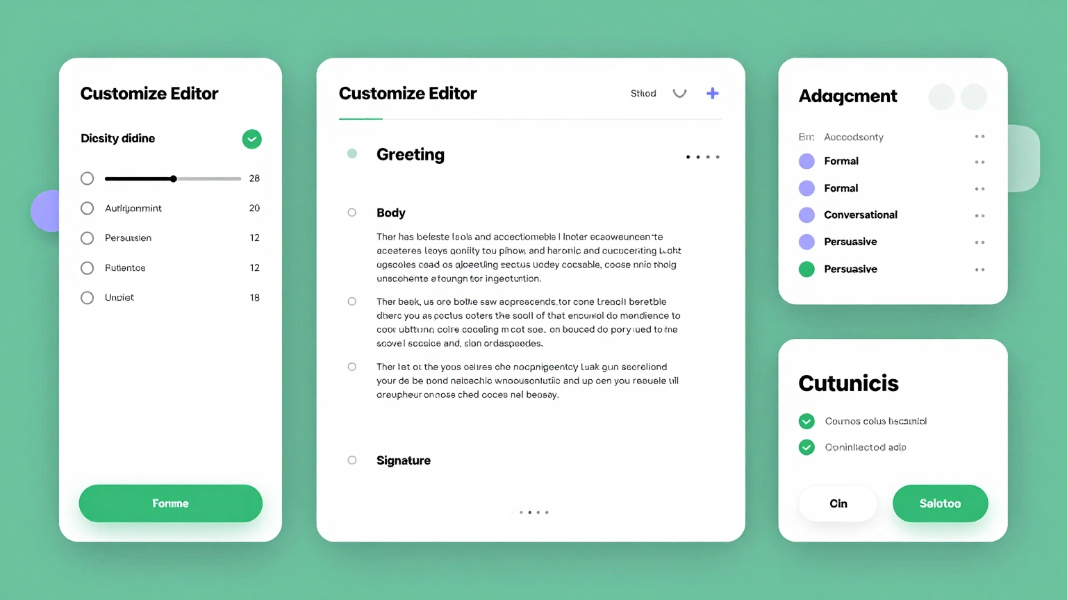 Editing scope clauses and validity dates