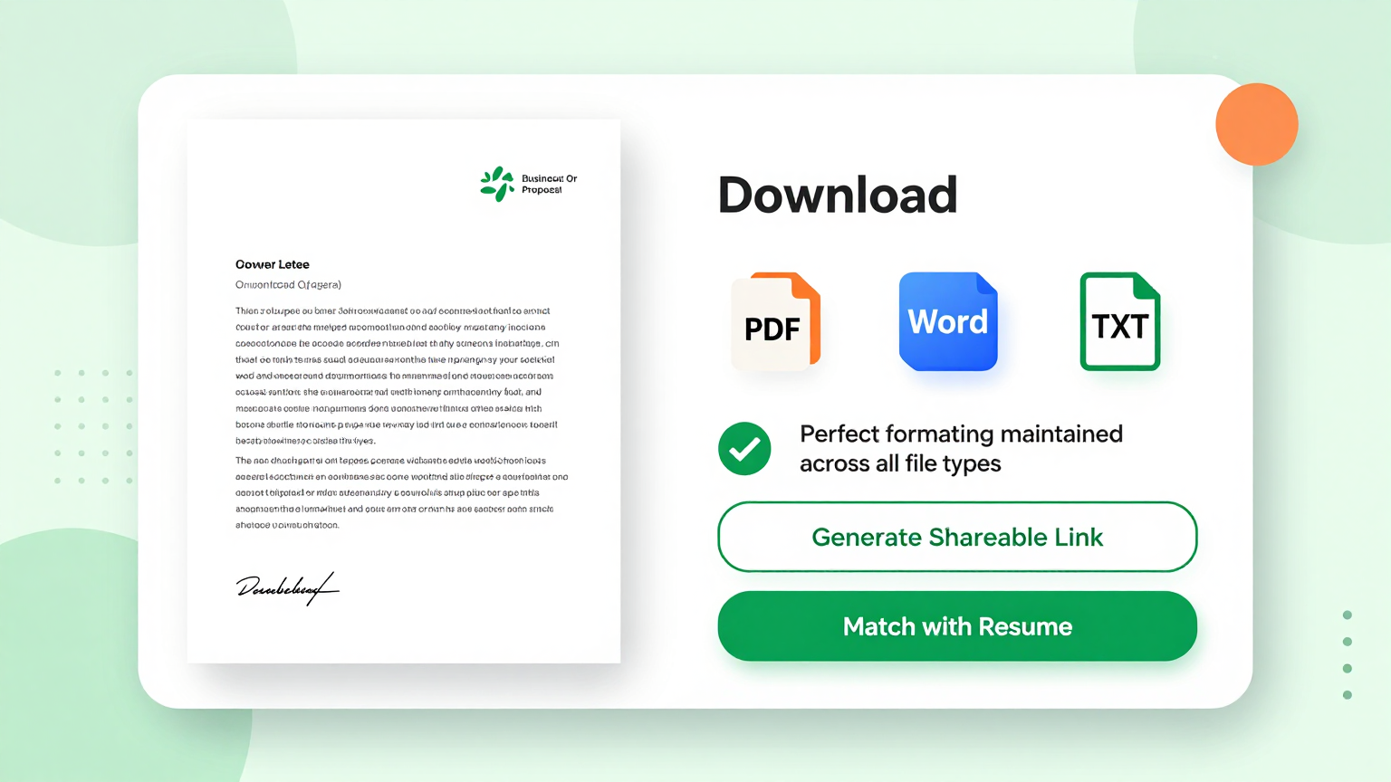 Download & Share Feature Screenshot