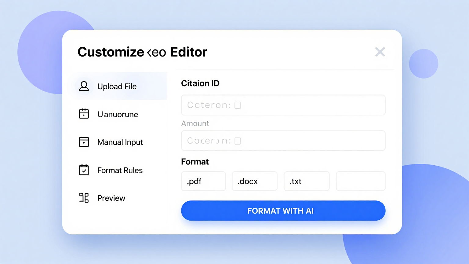 Online Editor Feature