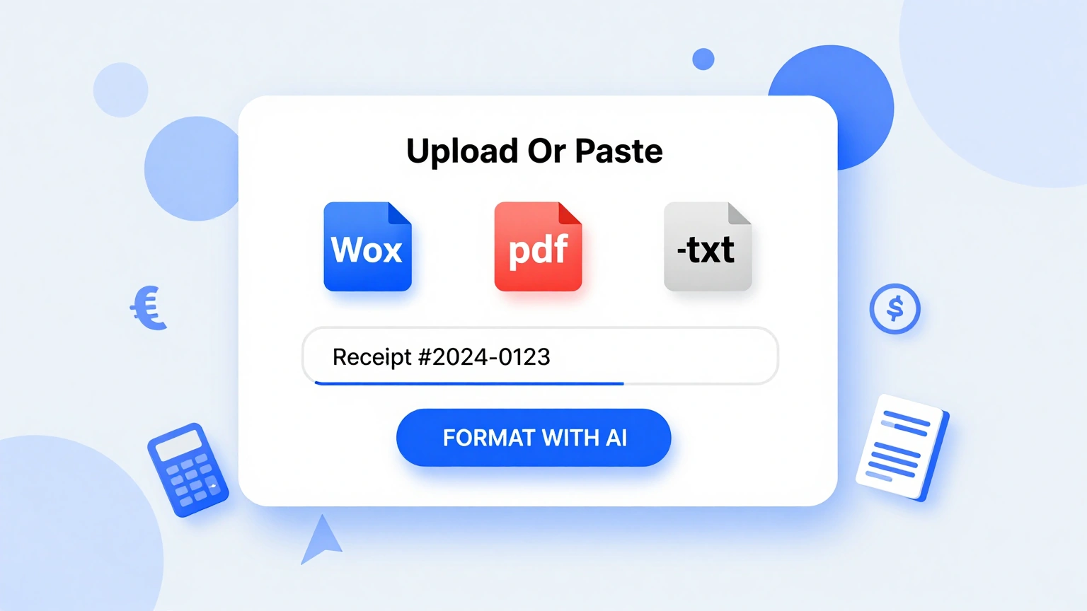 Importing company details into the proposal tool