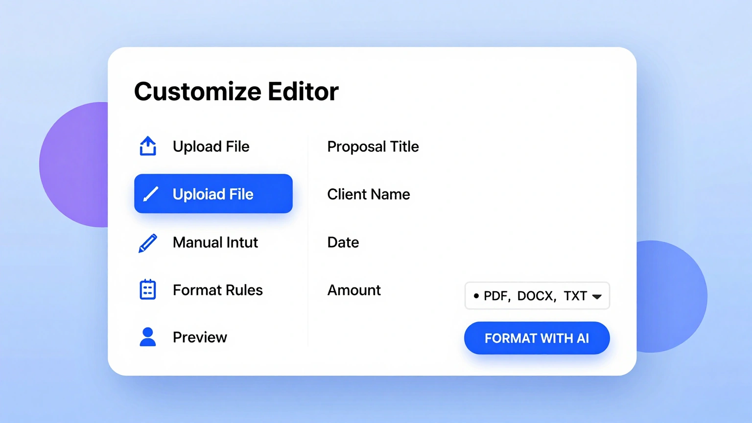 Editing proposal objectives and budgets online