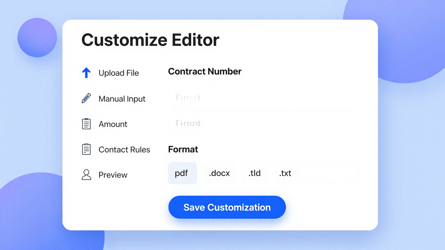 Online Editor Feature