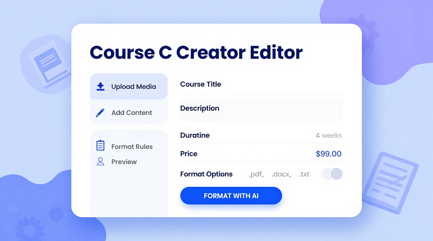 Online Editor Feature