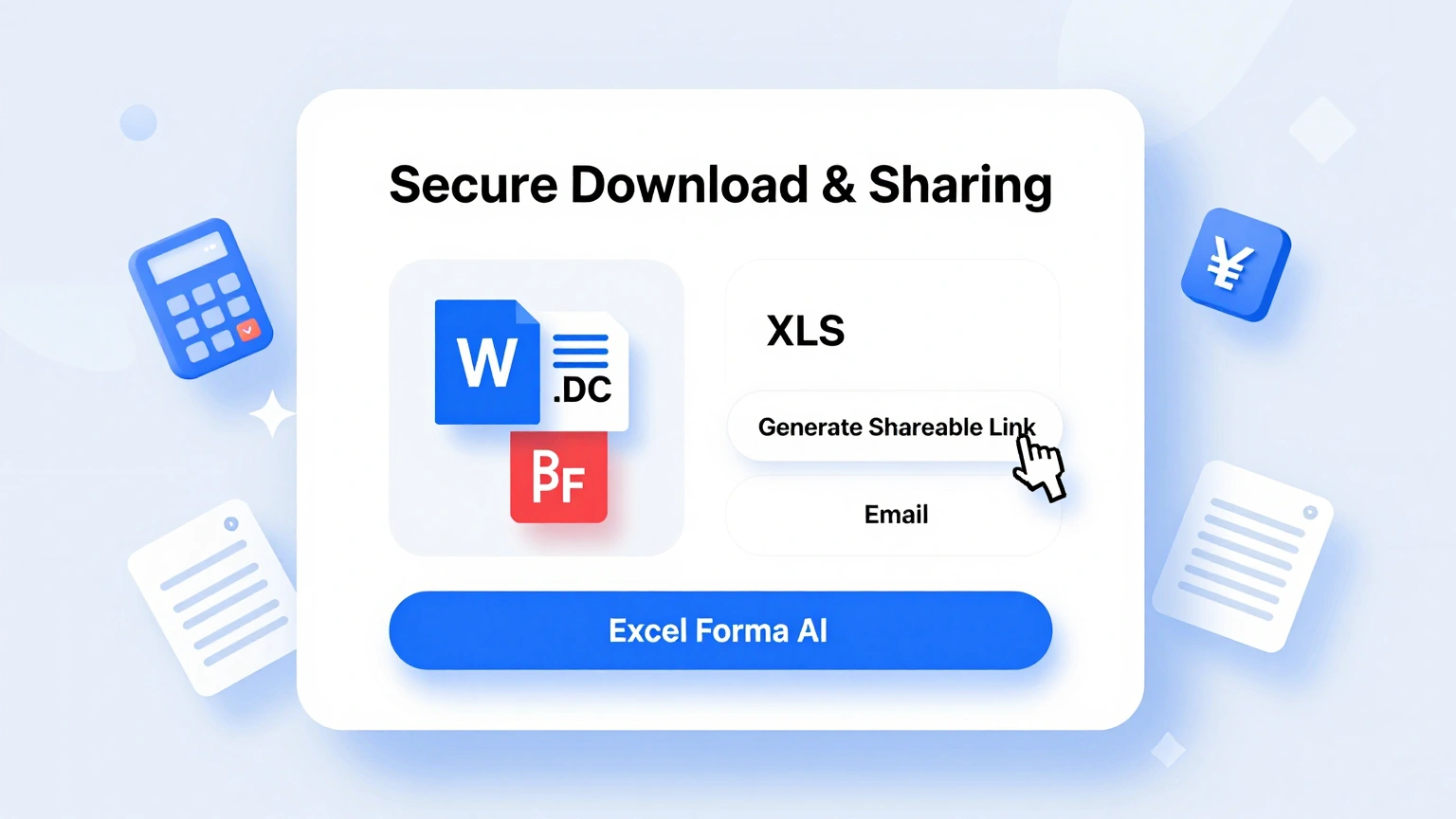 Downloading a finished credit summary as PDF