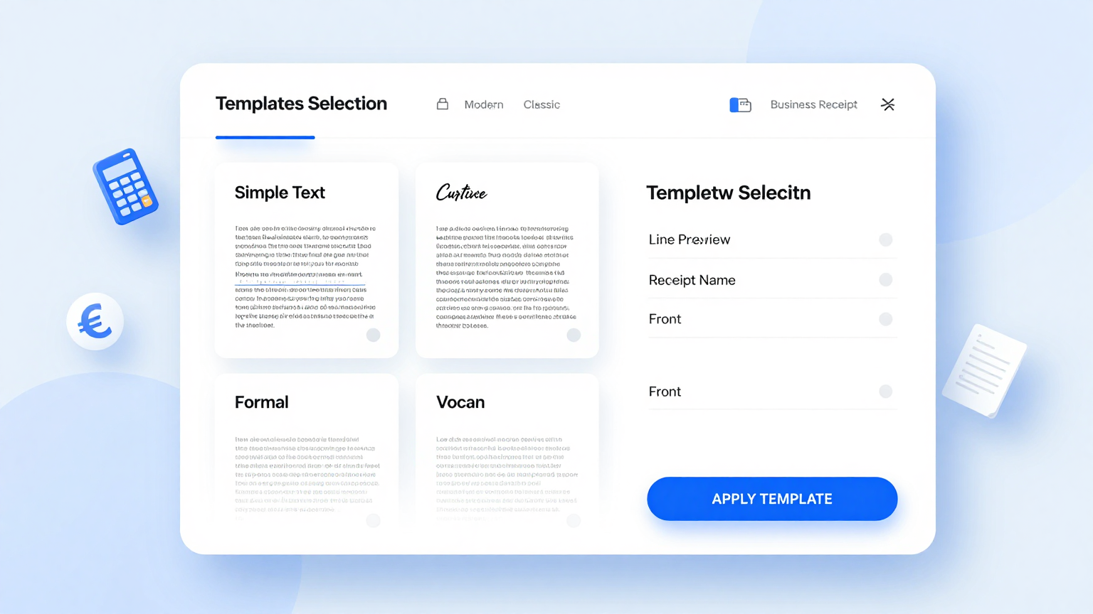 Legal Format Feature
