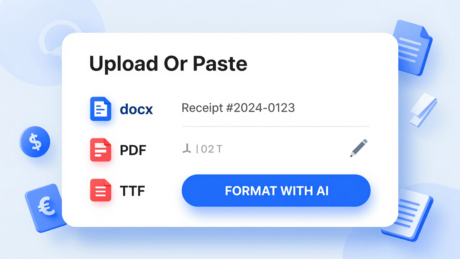 Enter Authority Details Feature