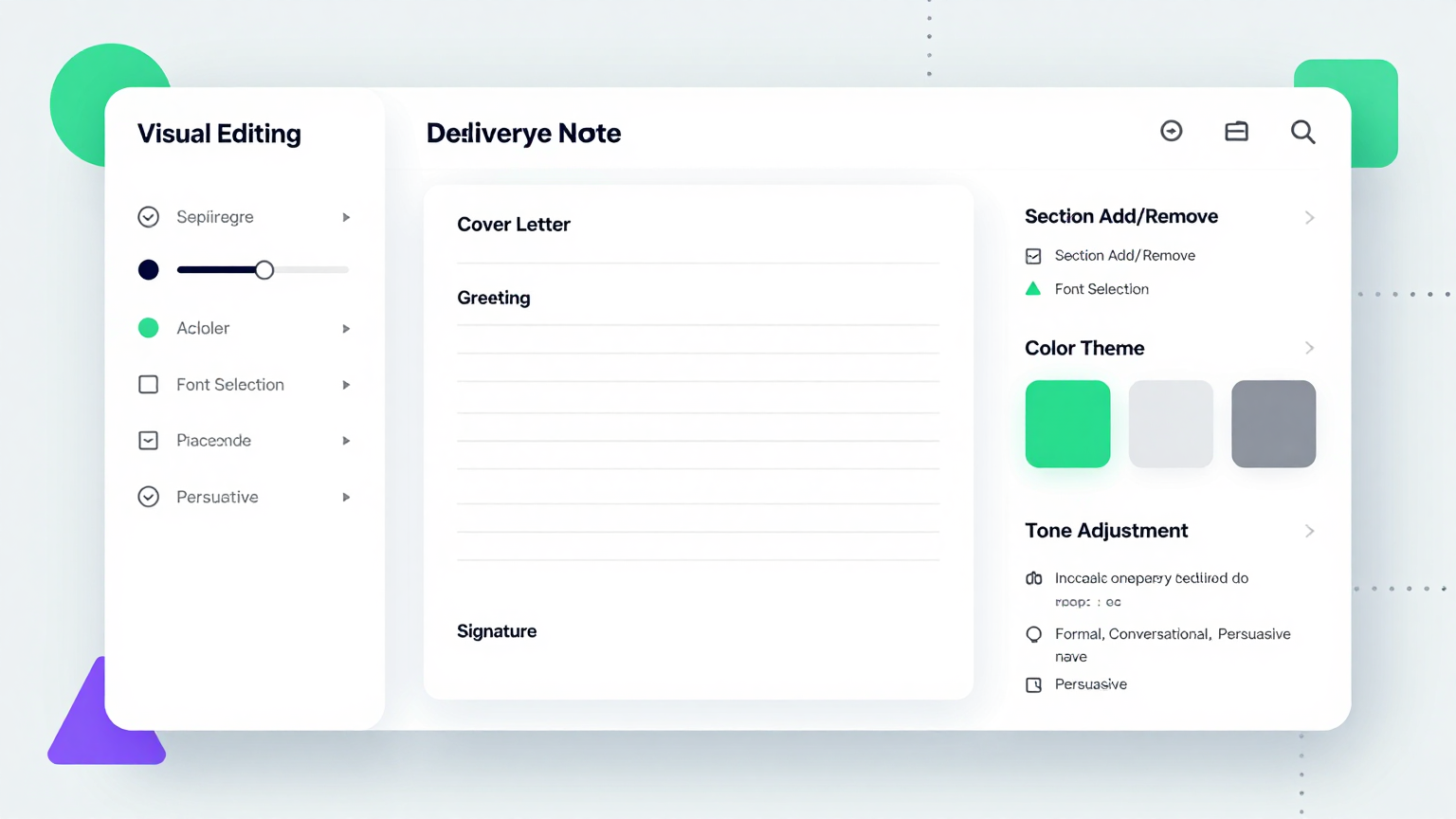 Online Editor Feature