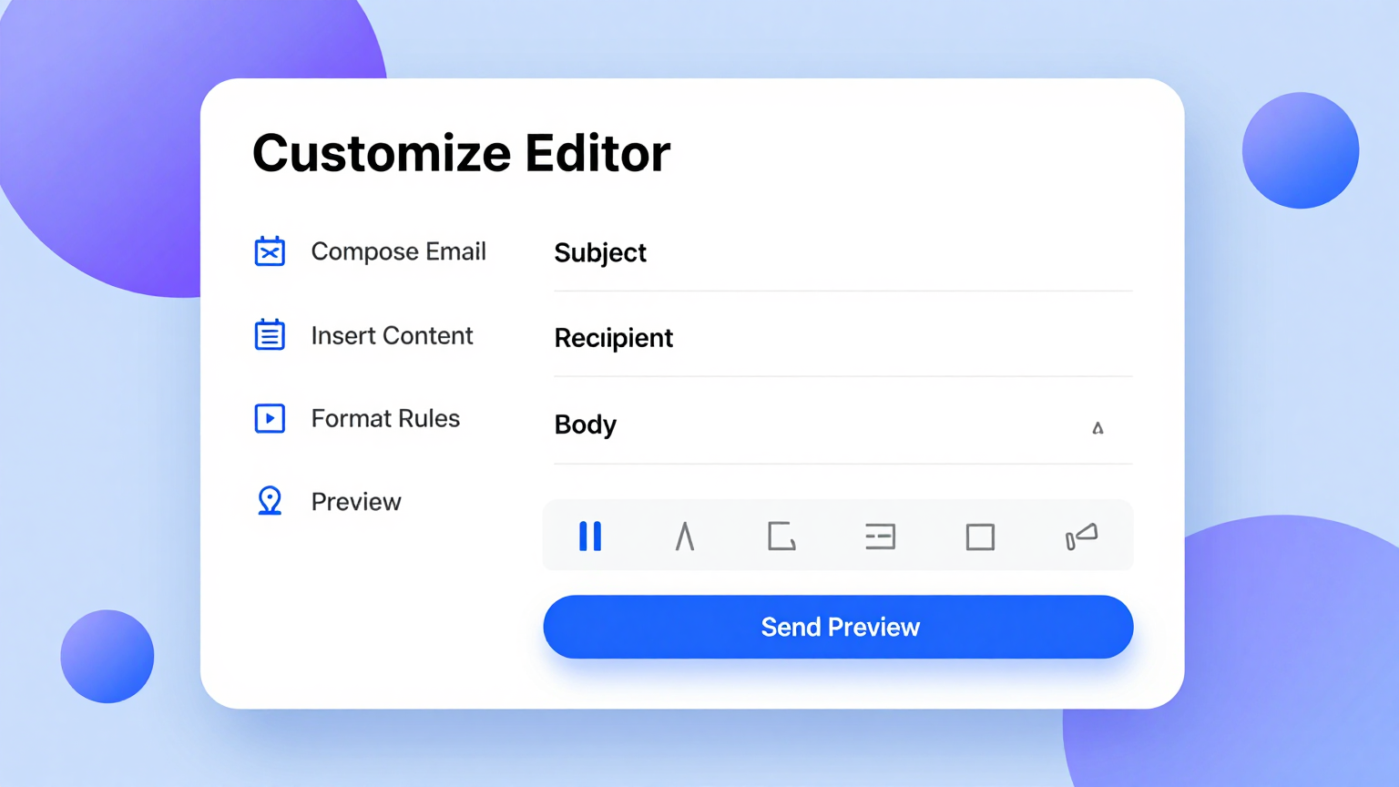 Online Editor Feature