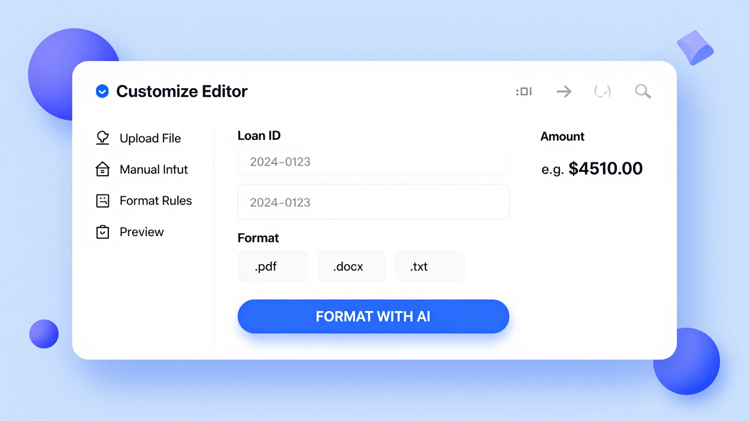 Online Editor Feature