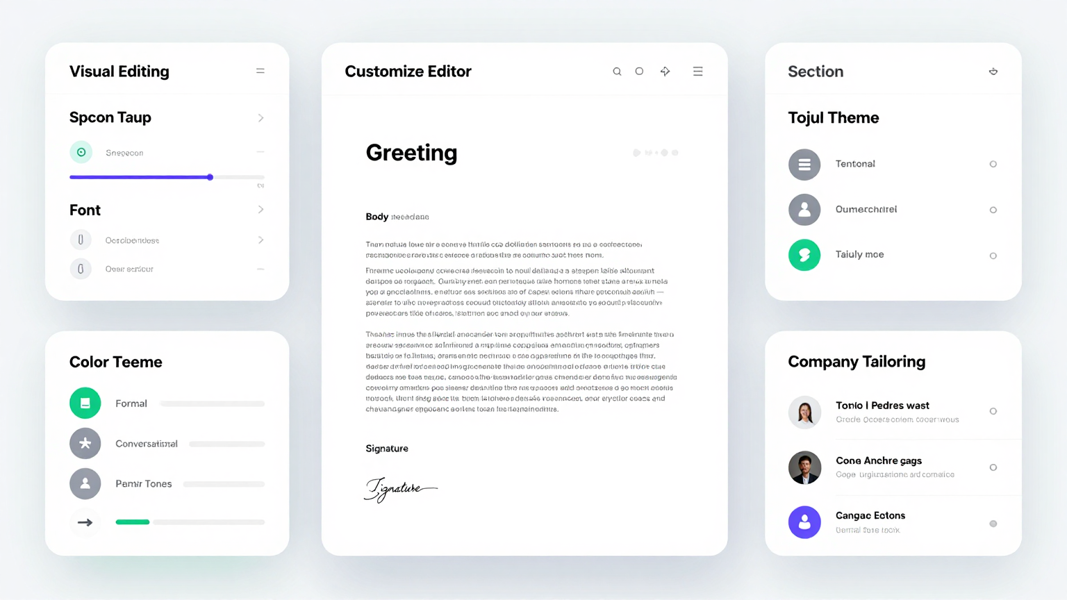 Edit Online Feature Screenshot