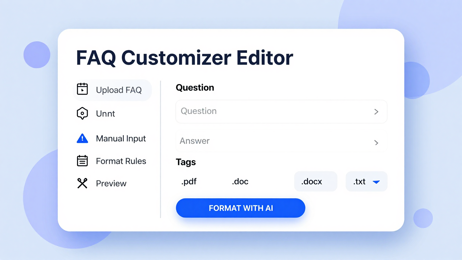 Online Editor Feature