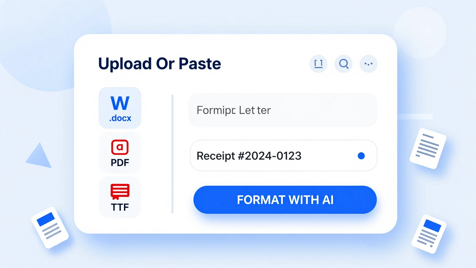 Import notes into the formal letter generator