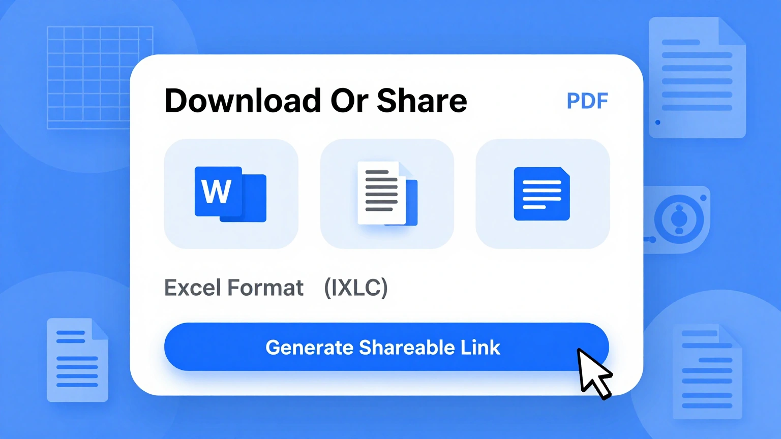 Download a finished formal letter