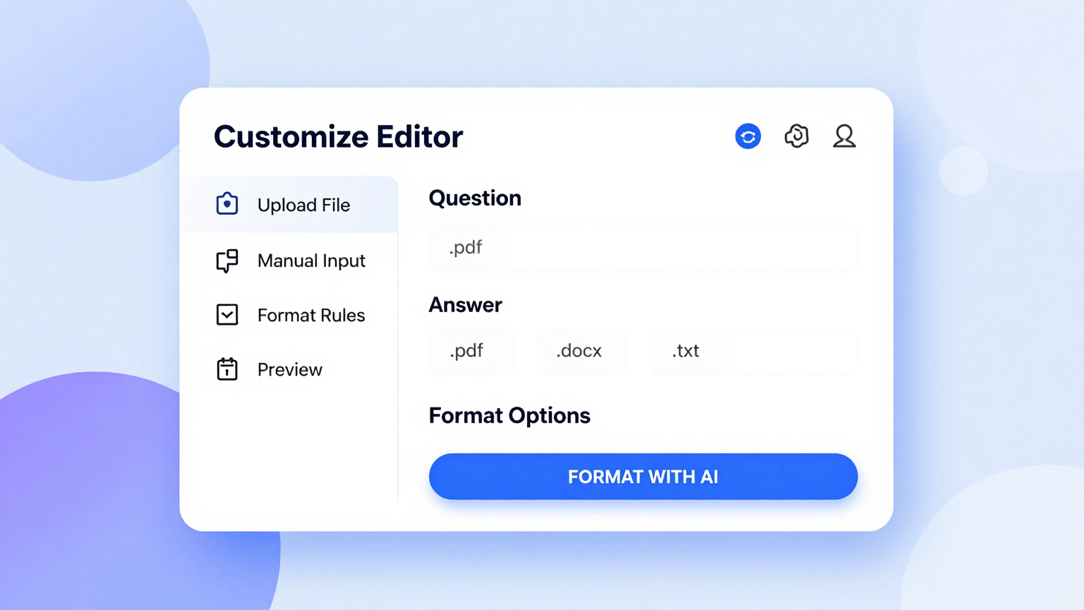Online Editor Feature
