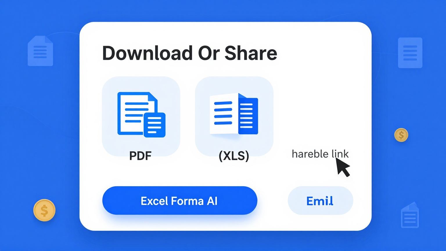 Download options for receipts in PDF and image formats