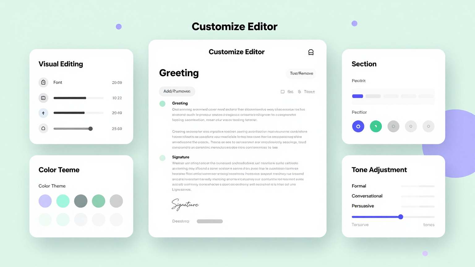 Online Editor Feature