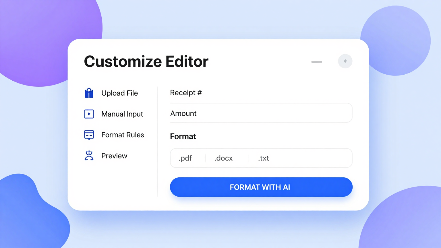 Online Editor Feature