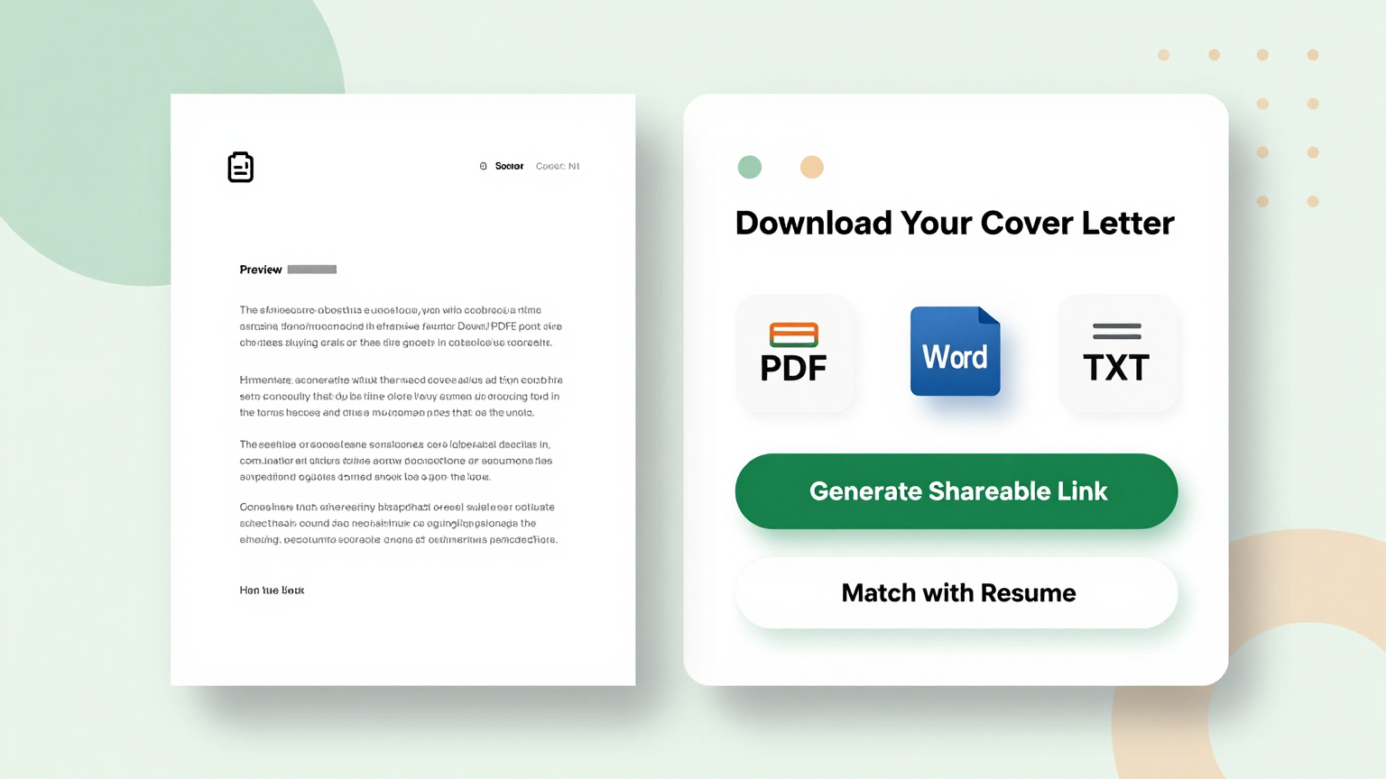 Download & Share Feature Screenshot