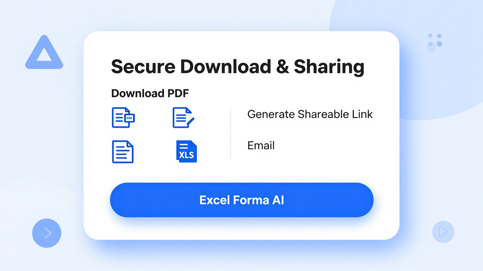 Download & Share Feature Screenshot